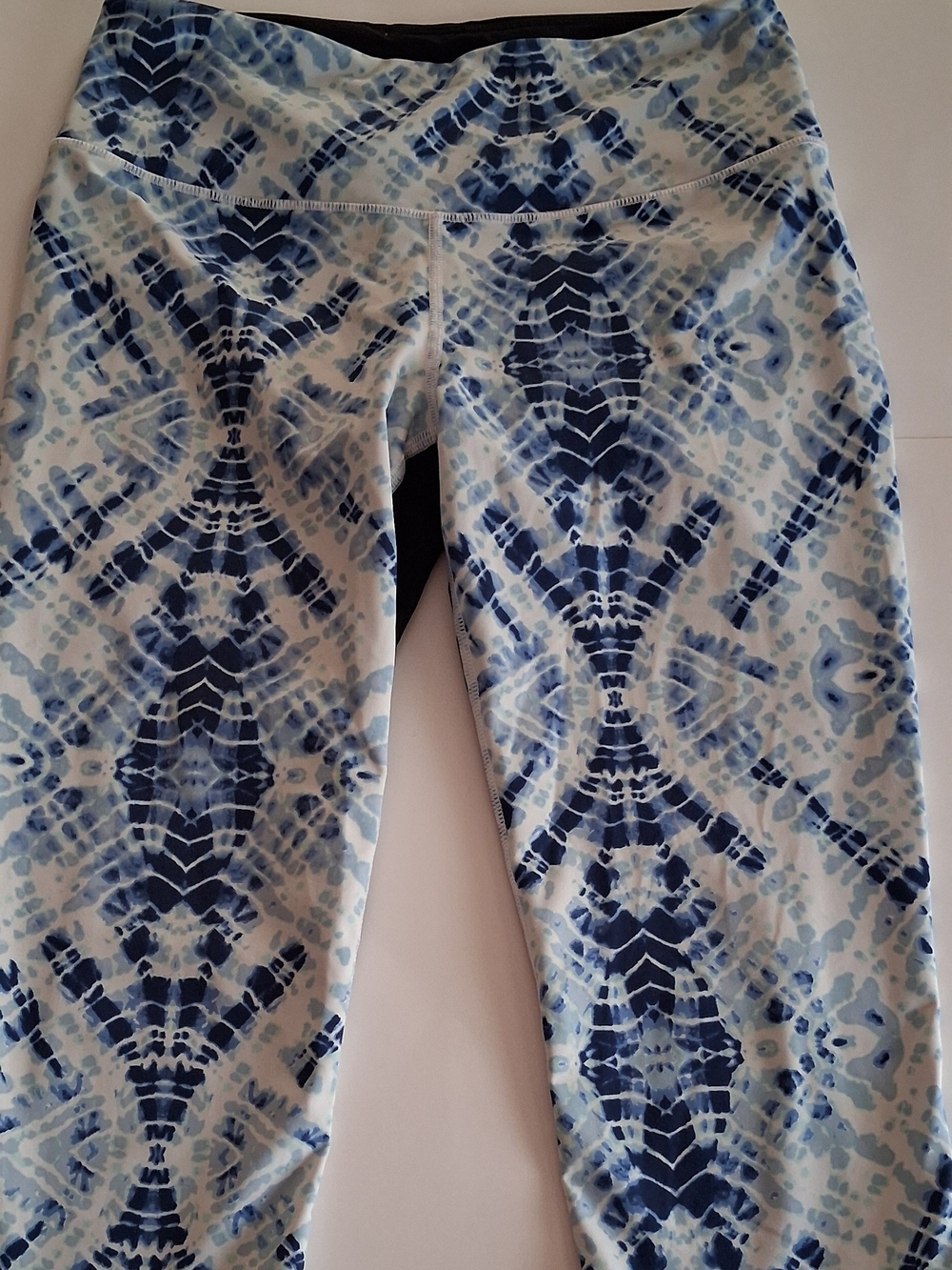 VSX Girls Navy and Light Blue Tie-Dye Leggings
